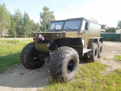 "Predator-3910A" Wheeled snowmobiler