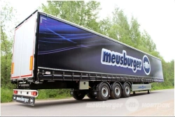 Tilt semitrailer-van three-axle MSP-345PR