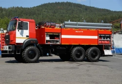 Fire tanker truck ??-3,?-(40-70), type 5883, modification 58812C, on chassis Ural-5557-78, 5557-80, 5557-82, 5557-84