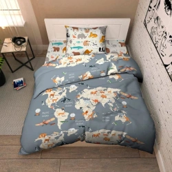 Pillowcases for children and adolescents of cotton fabric.