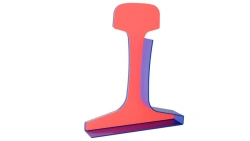 Insulating butt joint gasket with two flanges and fibre PSPF-65M