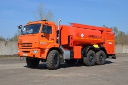 Airfield refuelling tanker (fuel tanker), type GRK66 , modification 56132-0000010-52, on chassis KAMAZ - 43118-A5, KAMAZ - 12316