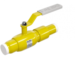 All-welded steel isolating ball valve ALSO welded full bore DN100 PN16 of 09G2S steel