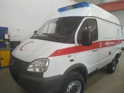 Class B ambulance IATS-1767BV on the basis of GAZ 3221 chassis mod. 221717 diesel engine;
