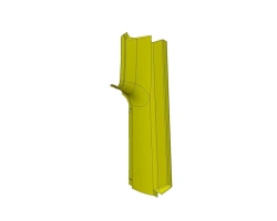 Rear side partition panel
