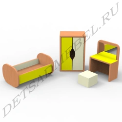 6.25 Bedroom for Thumbelina dolls