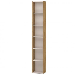 "SOHO" G7B-03.DT, Shelf unit, left end shelf 400 (oak), from the modular furniture set "SOHO".
