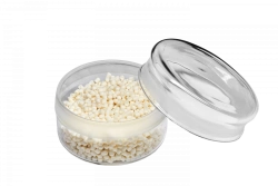 Polyvinylchloride white plasticate OM-40 BSC grade