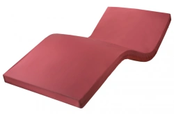 Medical springless mattress with waterproof cover according to TU 9396-001-09922741-2014 two-sectional grommeted with filler PPU