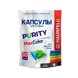 Maunfeld Puriry Max Color liquid capsule laundry detergent