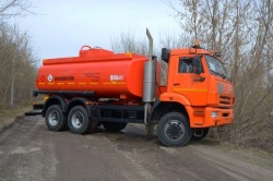 Fuel tanker, type 5621, modification 56215-0000010-50, on chassis KAMAZ 65111-50.