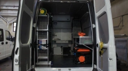 Means of transport operational-service for transport of persons in custody on the basis of chassis GAZ-23107 model 32595G