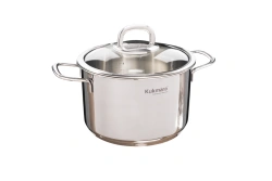Kukmara saucepan with glass lid, "SAFIA" line