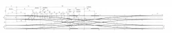 1520 mm gauge 2/9 gauge P50 type crossing with 4,0 m track spacing for metro lines of the project 2099.00.000-06.