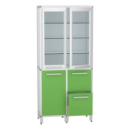 Medical cupboard for instruments according to TU 32.50.30-006-69573749-2021, article number DM-1-101-19.K2.F1.