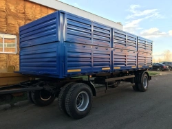 Flatbed trailer type MDO422, modification 878542 on MD.?1?2050?12??120?16 (single axle) or on MD.?2?1850?12??120?1 axle.