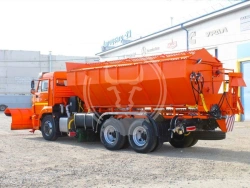 Truck sand spreader APR 10.0 (65115) model ST.012 on the chassis of KAMAZ 65115-A5, 65115-50, 65115-RS, 65115-RR