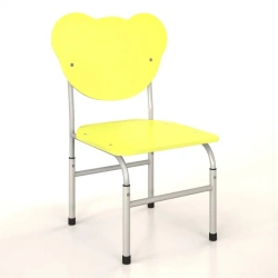 Height-adjustable chair model "Baby"