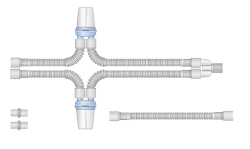 Respiratory devices for joint use with anaesthetic and resuscitation equipment, version: p