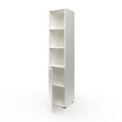 Semi-open narrow cupboard for teaching aids
