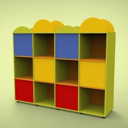 Shelving unit for children of "Edelwood" trade mark
