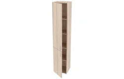 Closed narrow cupboard with 2 fronts 400x370x2000mm (WxHxH) 405.116