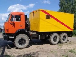 Special vehicle for transportation of explosives model 574217 on chassis KAMAZ-5350-D5.