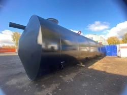 Underground horizontal drainage tanks with nominal volume up to 100 m3 inclusive and internal pressure up to 0,07 MPa