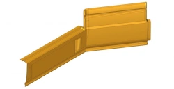Cladding for bulkhead side section catwalk front