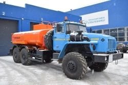 Oilfield tank truck, UZST brand, type UZST01, modification 6619H-16 on Ural 4320-1951-60, 4320-1951-62, 4320 chassis.