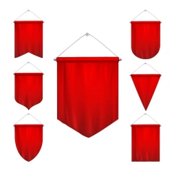 Pennant (sublimation and volume printing - silkscreen)