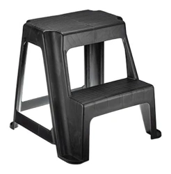 Universal stool with step