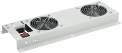 FM35-21M ITK Fan panel with switch and thermostat 2 modules grey