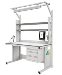 Industrial specialised metal furniture of STR series complete with additional equipment, model STR