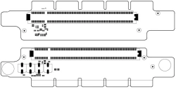 PCIe x16x16 expansion module YADRV.469555.059