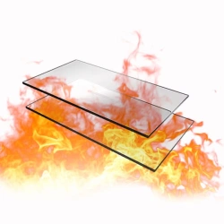 SP FireGlass-EIW60 fire-resistant laminated safety glass for building constructions, furniture