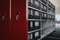 Metal archival shelving unit