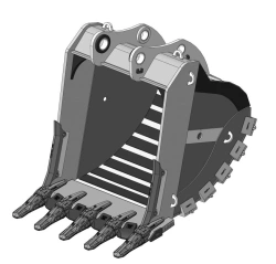 Heavy duty rock bucket RDX-123.24-DA1
