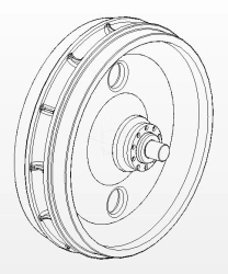 Idler wheel 2501-21-162SB