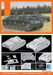 Assembled model of StuG.Ill Ausf.E self-propelled gun