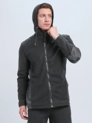 Hooded jacket Camp , t.grey , art. 87494817