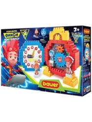 Bauer children's educational constructor toy "Fixiki" series "Alarm clock" set 99 elements in a box, article 603