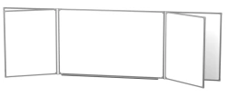 Magnetic marker board 5-element BOARDSYS