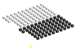 Babashki Toy Contrast Cubes 125 pcs. Optimal set, item KK125