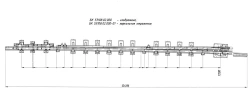 Frame rail with R65 type shackle (project BK53108.02.000/-01)