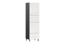 Sherwood LD.281210.000 Utensil cabinet front (set) (White gloss/Black )