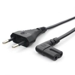 Power cable SHVVP-AP 2*0,75 S52C7-250-10-1,8, black, 1,8 m, S52 - C7, 2-pin, Russia