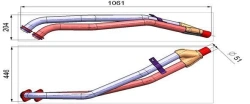 Exhaust pipe 33021-1203010