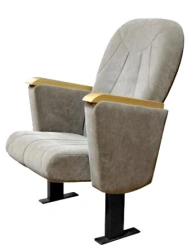 Metal-framed auditorium armchair "Dresden" model