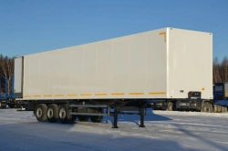 Semi-trailer-refrigerator of Tonar 9746 model with axles of TONAR models: 90422, 90424, 90431
